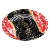 エフピコ 発泡トレー MSF-丸300R 本体 波舞姫赤 40490300 1ケース(200個(10個×20)（直送品）