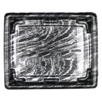 エフピコ 惣菜容器 MTD24-20平ヨコ 本体 エコ黒木銀 40512423 1ケース(400個(50個×8)（直送品）