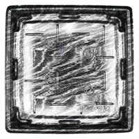 エフピコ 惣菜容器 MTD27-27平 本体 エコ黒木銀 40512728 1ケース(300個(50個×6)（直送品）