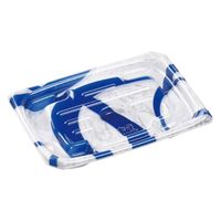 エフピコ 刺身容器 Uステージ17-12-1盛台 サークル青 40551011 1ケース(1200個(50個×24)（直送品）