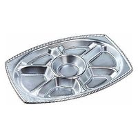 エフピコ オードブル容器 ティアラプラッター小判-30 本体 銀 40711301 1ケース(150個(10個×15)（直送品）