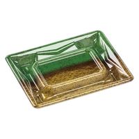 エフピコ 刺身容器 Sステージ15-11 本体 旬彩緑 40744151 1ケース(1500個(50個×30)（直送品）