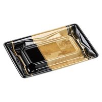 エフピコ 刺身容器 Sステージ17-11 本体 輪島金 40746171 1ケース(1200個(50個×24)（直送品）