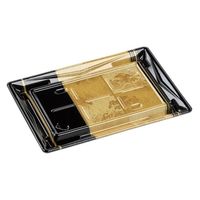 エフピコ 刺身容器 Sステージ24-17 本体 輪島金 40746247 1ケース(600個(50個×12)（直送品）