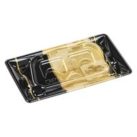 エフピコ 刺身容器 Sステージ19-11-1盛台 輪島金 40746911 1ケース(1200個(50個×24)（直送品）