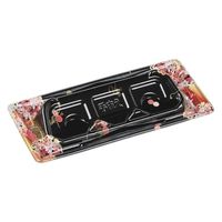 エフピコ 刺身容器 Sステージ24-11-1盛台 はな帯赤 40748411 1ケース(900個(50個×18)（直送品）