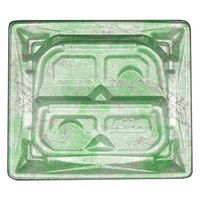 エフピコ 寿司容器 Sステージ19-17-1盛台 クリスタル緑 40751917 1ケース(800個(50個×16)（直送品）