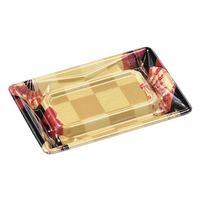 エフピコ 寿司容器 Sステージ17-11 本体 扇市松金 40759171 1ケース(1200個(50個（直送品）