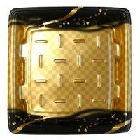 エフピコ 惣菜容器 MTD20-20平 本体 波格子金 40772021 1ケース(600個(50個×12)（直送品）