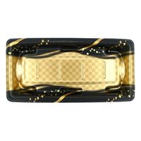 エフピコ 惣菜容器 MTD25-13平 本体 波格子金 40772514 1ケース(800個(50個×16)（直送品）