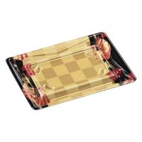 エフピコ 寿司容器 Sステージ19-14 本体 扇市松金 40759194 1ケース(900個(50個×（直送品）
