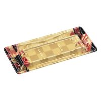 エフピコ 寿司容器 Sステージ24-11 本体 扇市松金 40759241 1ケース(900個(50個×18)（直送品）