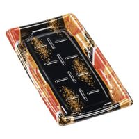 エフピコ 惣菜容器 MTD27-15平 本体 流華赤 40862716 1ケース(600個(50個×12)（直送品）