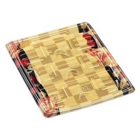 エフピコ 発泡トレー MTD24-20R 本体 扇市松金 40872422 1ケース(400個(50個×8)（直送品）