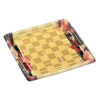 エフピコ 発泡トレー MTD24-24平 本体 扇市松金 40872425 1ケース(400個(50個×8)（直送品）