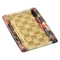 エフピコ 発泡トレー MTD25-17平 本体 扇市松金 40872518 1ケース(600個(50個×12)（直送品）