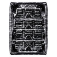 エフピコ 惣菜容器 MTD27-20 本体 エコ黒木銀 40912720 1ケース(400個(50個×8)（直送品）