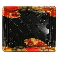 エフピコ 寿司容器 Sステージ3-4枠盛 本体 はな扇子赤 40950304 1ケース(600個(50個×12)（直送品）