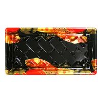 エフピコ 寿司容器 Sステージ2-6枠盛 本体 はな扇子赤 40952206 1ケース(600個(50個×12)（直送品）