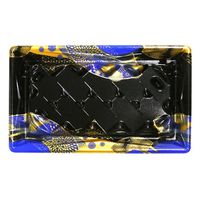 エフピコ 寿司容器 Sステージ2-5枠盛 本体 はな扇子青 40962205 1ケース(600個(50個×12)（直送品）