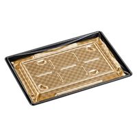 エフピコ 寿司容器 Sステージ24-17 本体 本市松 41162474 1ケース(600個(50個×12)（直送品）