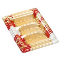 エフピコ 寿司容器 元助16-11細巻 本体 あさぎ赤 41171611 1ケース(1800個(100個×18)（直送品）