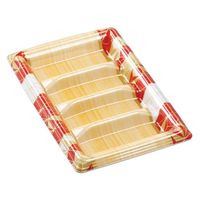 エフピコ 寿司容器 元助21-14太巻 本体 あさぎ赤 41172114 1ケース(1000個(100個×10)（直送品）