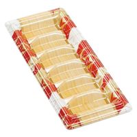 エフピコ 寿司容器 元助28-11細巻 本体 あさぎ赤 41172811 1ケース(1000個(100個×10)（直送品）