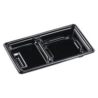 エフピコ 冷麺容器 SBセット26-15-1A 黒 41421261 1ケース(600個(50個×（直送品）