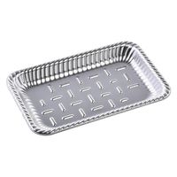 エフピコ オードブル容器 ティアラ角皿A30-30 本体 銀 41463030 1ケース(400個(50個×8)（直送品）