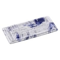 エフピコ 刺身容器 ひら盛24-11 本体 はけ風青 42012411 1ケース(900個(50個×（直送品）
