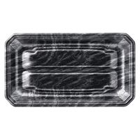 エフピコ 鮮魚トレー FLステージ25-14(25) エコ黒木銀 4212544D 1ケース(1200個(100個×12)（直送品）