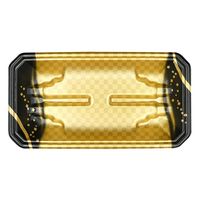 エフピコ 発泡トレー FLステージ25-13(32) 波格子金 42225339 1ケース(1200個(100個×12)（直送品）