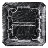 エフピコ 発泡トレー FLステージ20-20(32) エコ黒木銀 4222203D 1ケース(900個(100個×9)（直送品）