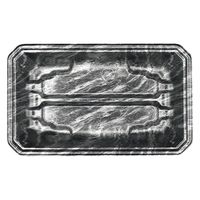 エフピコ 発泡トレー FLステージ25-15(32) エコ黒木銀 4222553D 1ケース(800個(100個×8)（直送品）