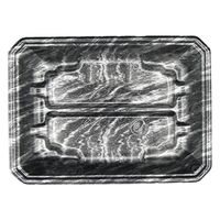 エフピコ 発泡トレー FLステージ25-18(32) エコ黒木銀 4222583D 1ケース(800個(100個×8)（直送品）