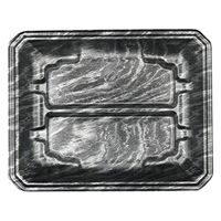 エフピコ 発泡トレー FLステージ25-20(32) エコ黒木銀 4222603D 1ケース(800個(100個×8)（直送品）