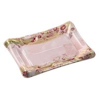 エフピコ 寿司容器 波錦2-3 本体 祝賀ピンク 44430203 1ケース(900個(50個×（直送品）