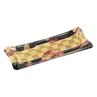 エフピコ 寿司容器 波錦1-6 本体 扇市松金 44450106 1ケース(1000個(50個×20)（直送品）