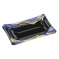 エフピコ 寿司容器 波錦2-4 本体 流水青 44470204 1ケース(900個(50個×（直送品）