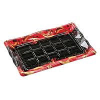 エフピコ 寿司容器 氷河3-8 本体 舞姫赤 45070308 1ケース(400個(10個×40)（直送品）