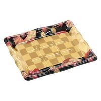 エフピコ 寿司容器 氷河3-6 本体 扇市松金 45140306 1ケース(400個(50個×8)（直送品）