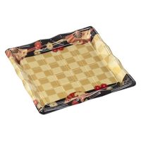 エフピコ 寿司容器 氷河28-28 本体 扇市松金 45142828 1ケース(320個(10個×32)（直送品）