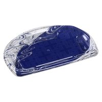 エフピコ 刺身容器 半月皿20-12 本体 氷雪青 45282012 1ケース(1200個(50個×24)（直送品）