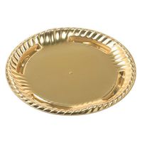 エフピコ オードブル容器 ティアラ丸皿21 本体 金 45430210 1ケース(900個(50個×18)（直送品）