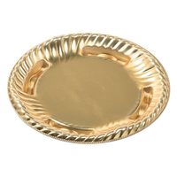 エフピコ オードブル容器 ティアラ丸皿17 本体 金 45430170 1ケース(1200個(50個×24)（直送品）