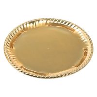 エフピコ オードブル容器 ティアラ丸皿28 本体 金 45430280 1ケース(400個(10個×40)（直送品）