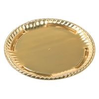 エフピコ オードブル容器 ティアラ丸皿25 本体 金 45430250 1ケース(400個(50個×8)（直送品）
