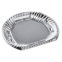 エフピコ オードブル容器 ティアラ半月皿21-18 本体 銀 45442118 1ケース(900個(50個×18)（直送品）