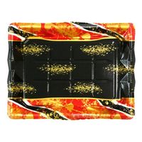 エフピコ 寿司容器 氷河3-7 本体 流華赤 45480307 1ケース(400個(10個×40)（直送品）